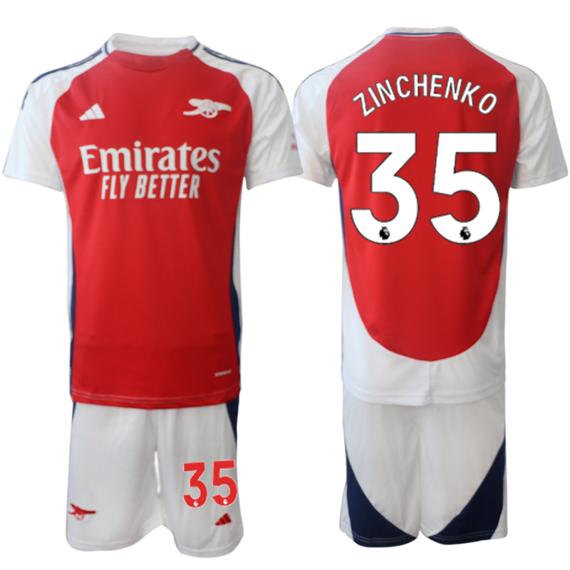Men 2024-2025 Club Arsenal home Red 35 Soccer Jersey